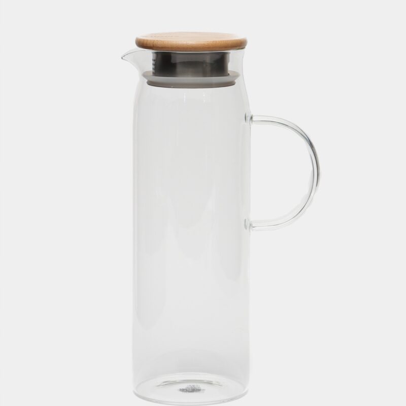 Dzbanek szklany z pokrywką bambusową 1500 ml WL-888208/A