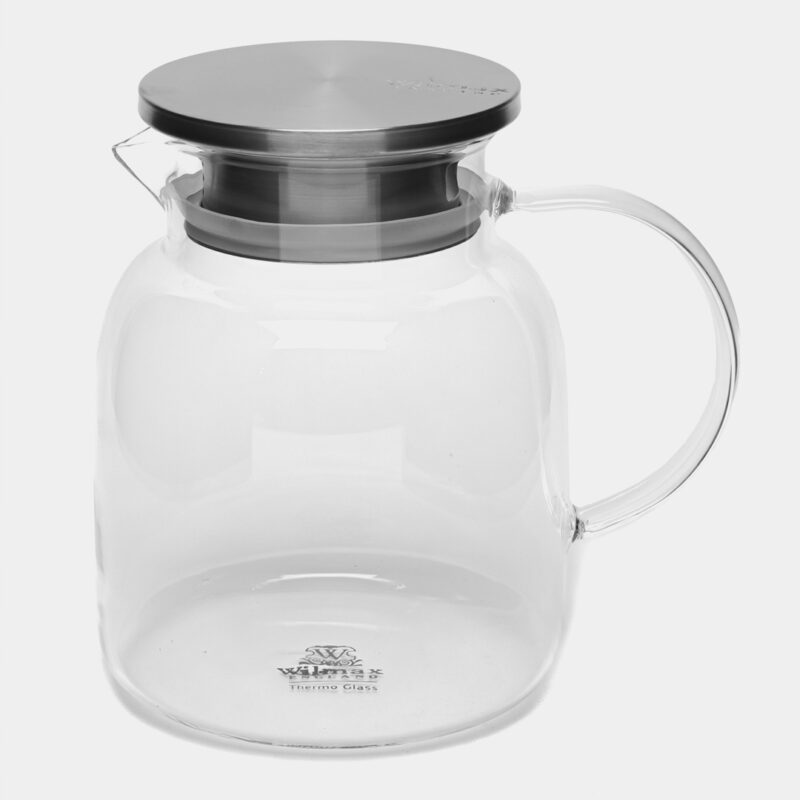 Dzbanek szklany z pokrywką metalową 1000 ml WL-888213/A