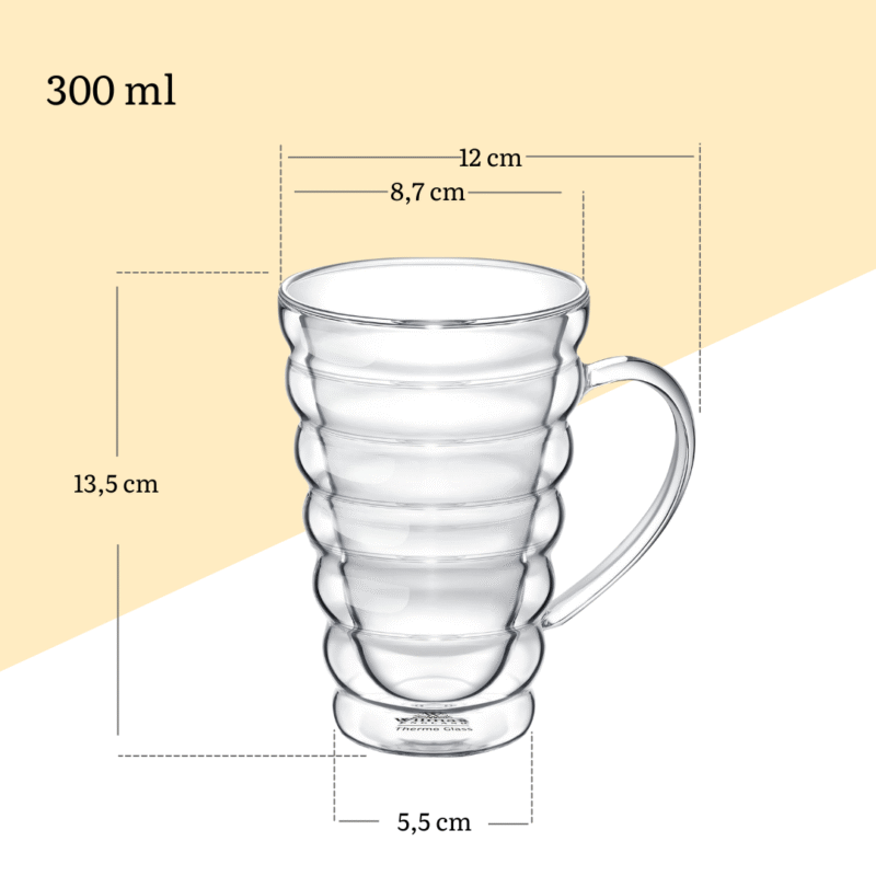 Kubek bubble z podwójnymi ściankami 300 ml WL-888424/A