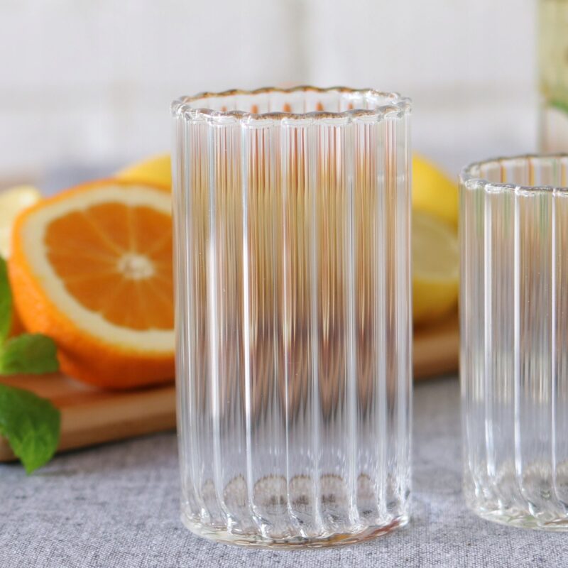 Szklanka ryflowana 250 ml WL-888624/A