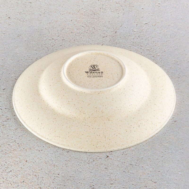 Talerz głęboki beżowy matowy porcelanowy 25,5 cm 350 ml WL-661330/A