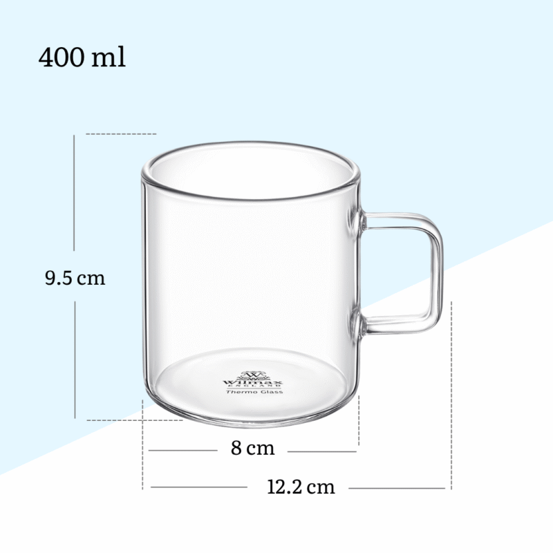 Kubek szklany 400 ml WL-888607/A