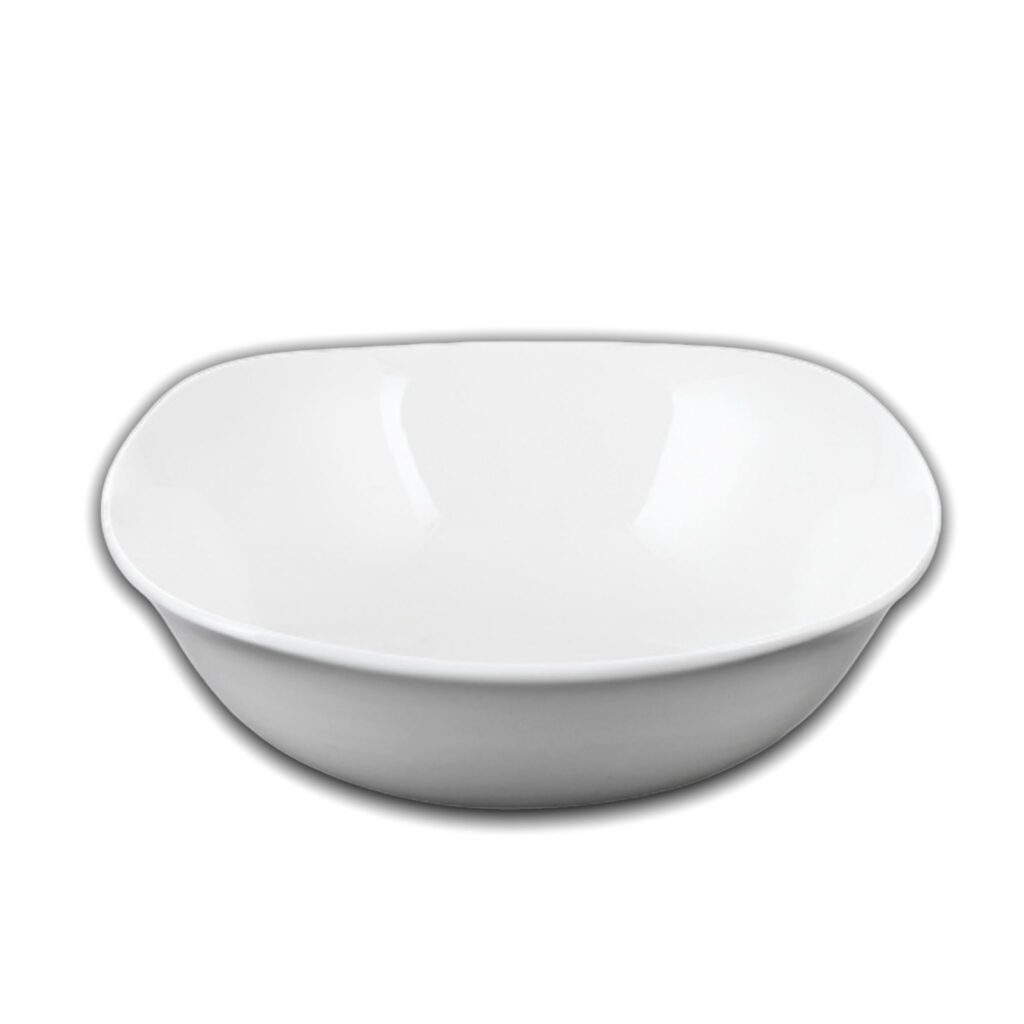 Salaterka 21,5x21,5 cm 1300 ml biała porcelanowa WL-992002/A