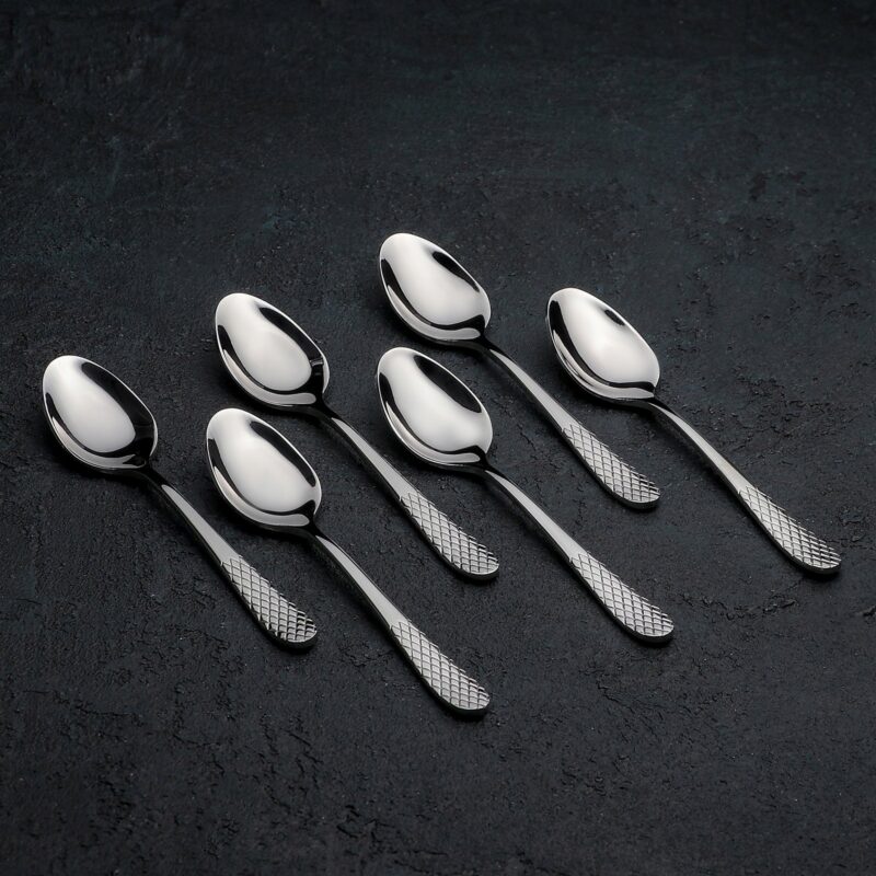 Łyżka deserowa 19 cm zestaw 6 sztuk WL-999207/6C