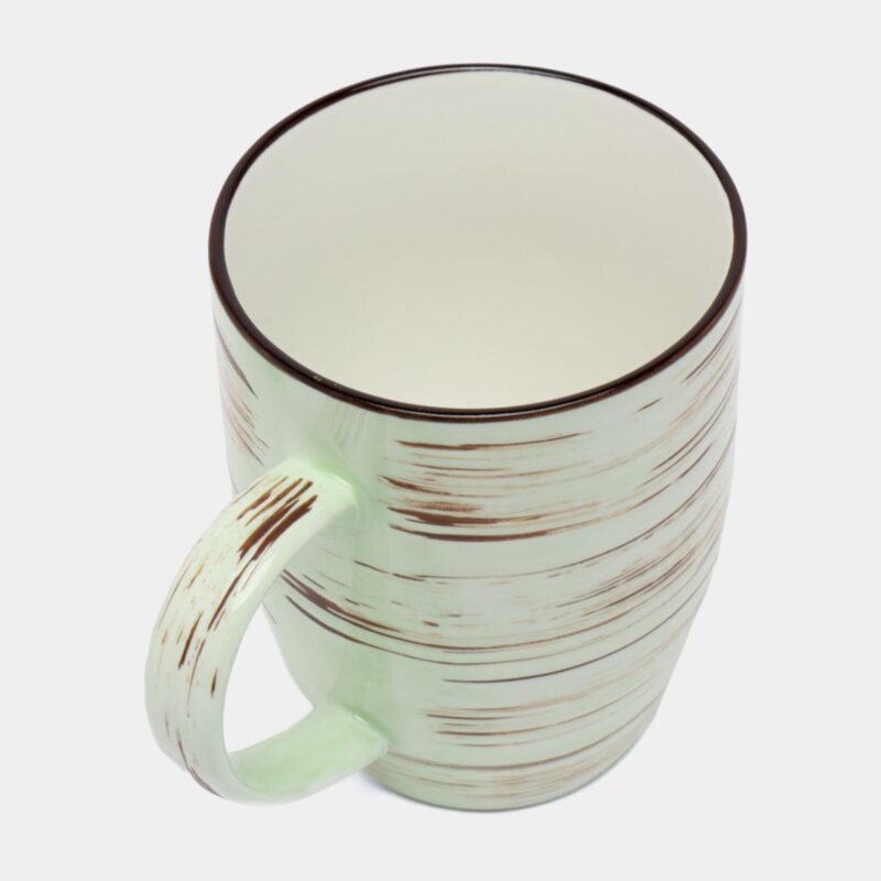 Kubek duży pistacjowy porcelanowy 460 ml WL-669137/A