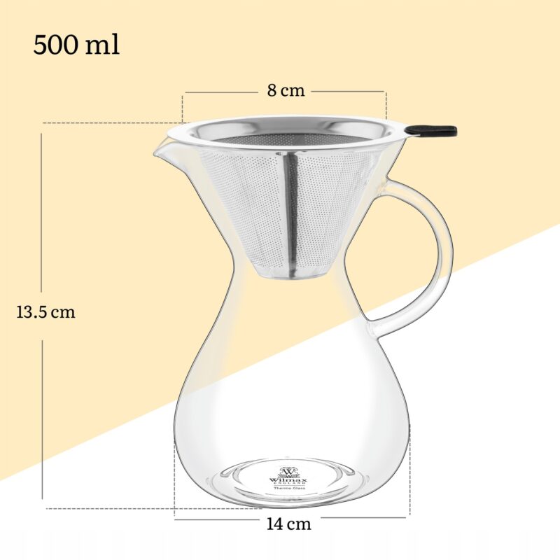 Karafka zaparzacz do kawy z filtrem 500 ml WL-888852/A