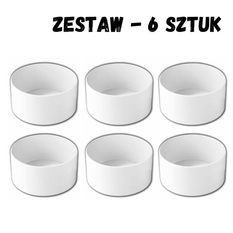 Salaterka 13 cm biała porcelanowa WL-992745/A
