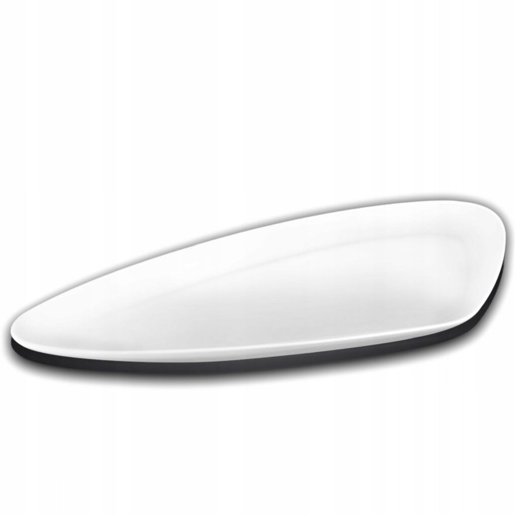 Półmisek trójkątny 36 cm biały porcelanowy WL-992801/A