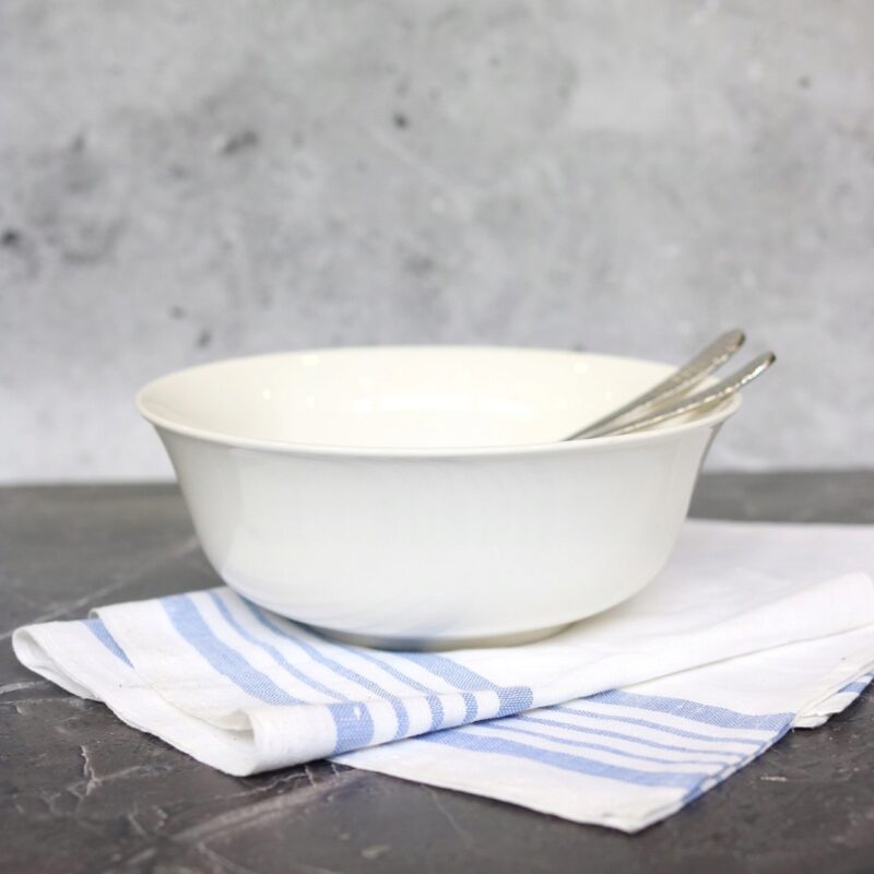 Salaterka 20 cm 1600 ml biała porcelanowa WL-992005/A