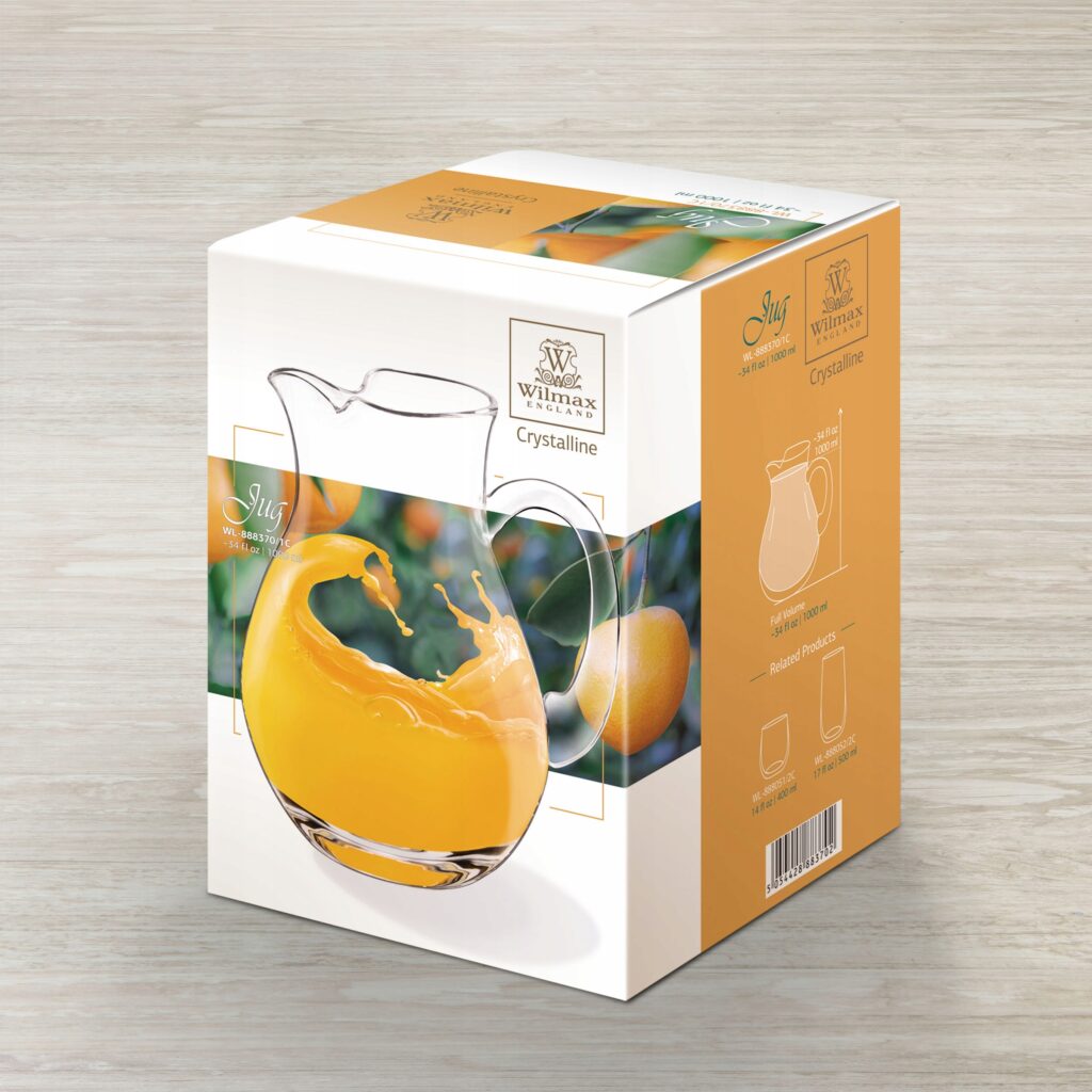 Dzbanek szklany 1000 ml WL-888370/1C