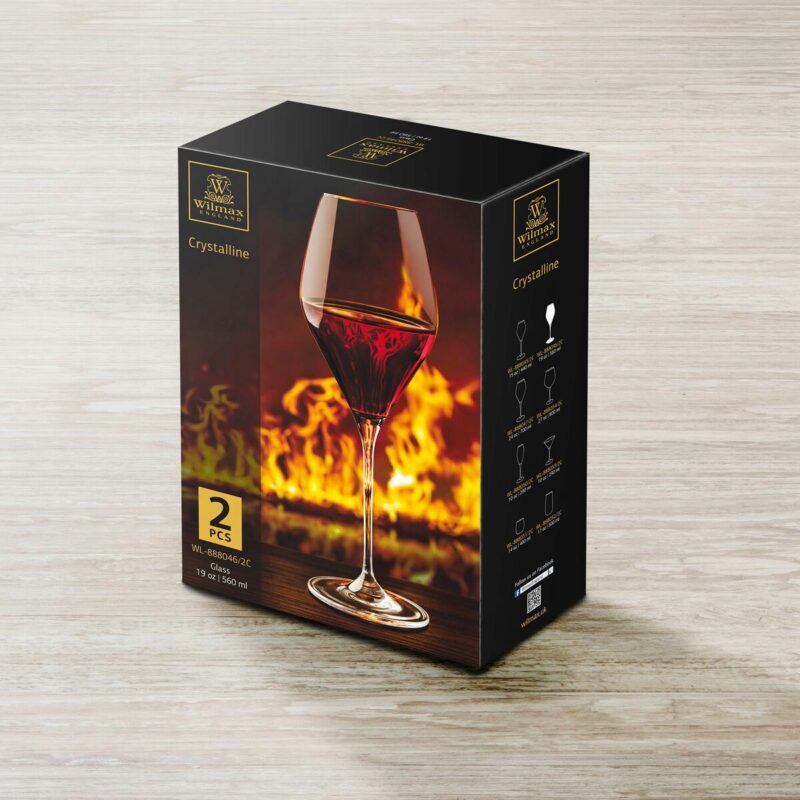 Kieliszek do wina 560 ml zestaw 2 sztuki WL-888046/2C