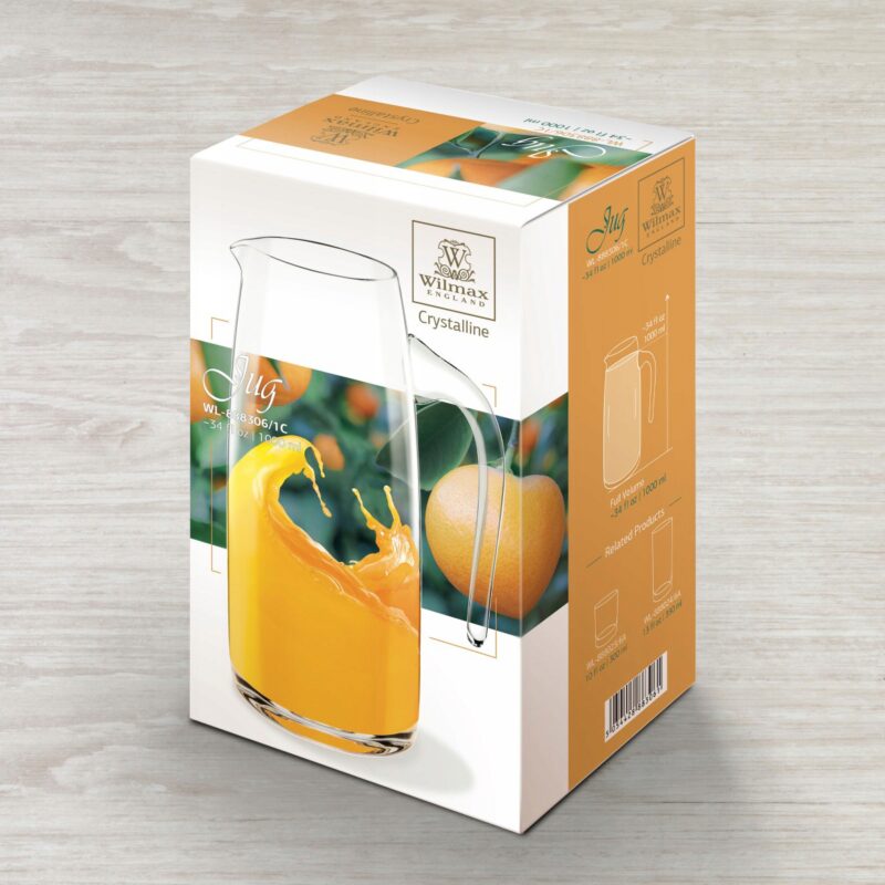 Dzbanek szklany 1000 ml WL-888306/1C