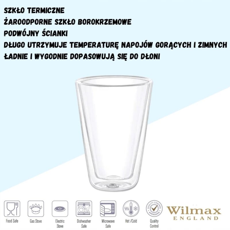 Szklanka do drinków o podwójnych ściankach 150 ml WL-888702/A