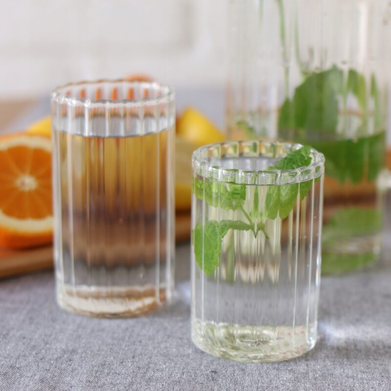 Szklanka ryflowana 250 ml WL-888624/A