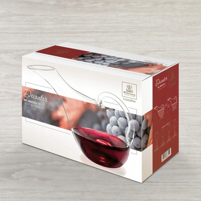 Karafka szklana do wina 1500 ml WL-888342/1C