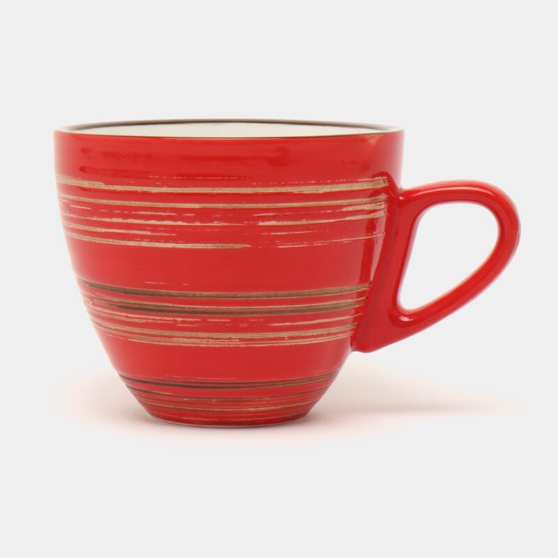 Filiżanka czerwona porcelanowa 75 ml WL-669233/A