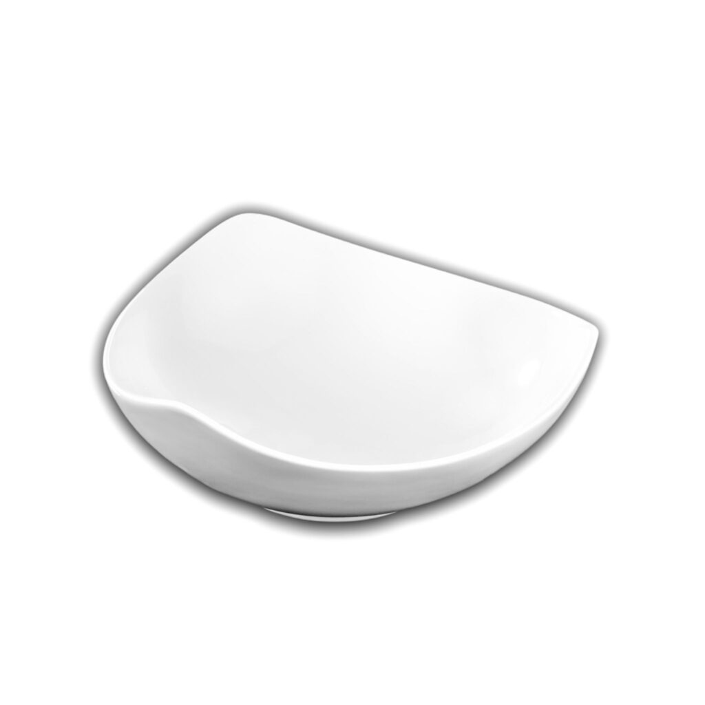Salaterka 13 cm biała porcelanowa WL-992613/A