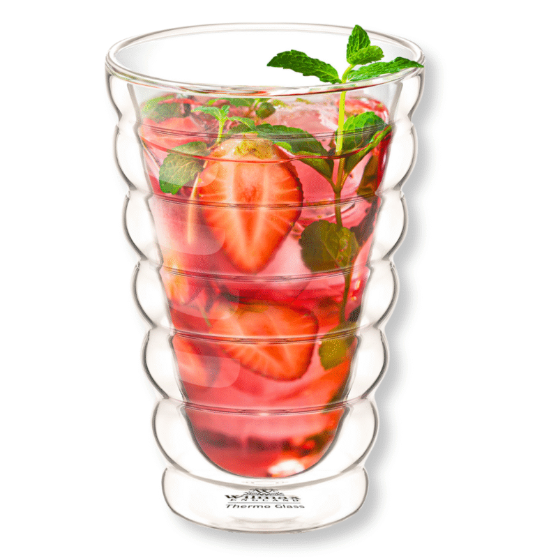 Szklanka bubble z podwójnymi ściankami 400 ml WL-888418/A