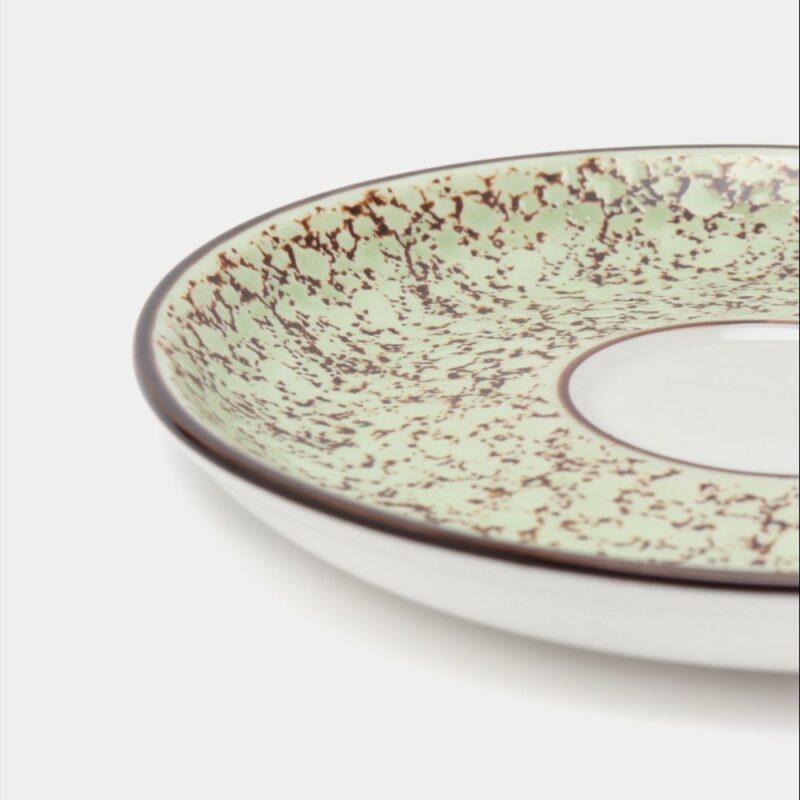 Spodek pistacjowy porcelanowy 11 cm WL-667133/B