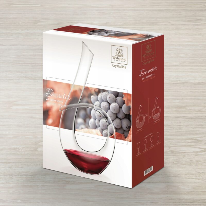 Karafka szklana 1000 ml WL-888348/1C