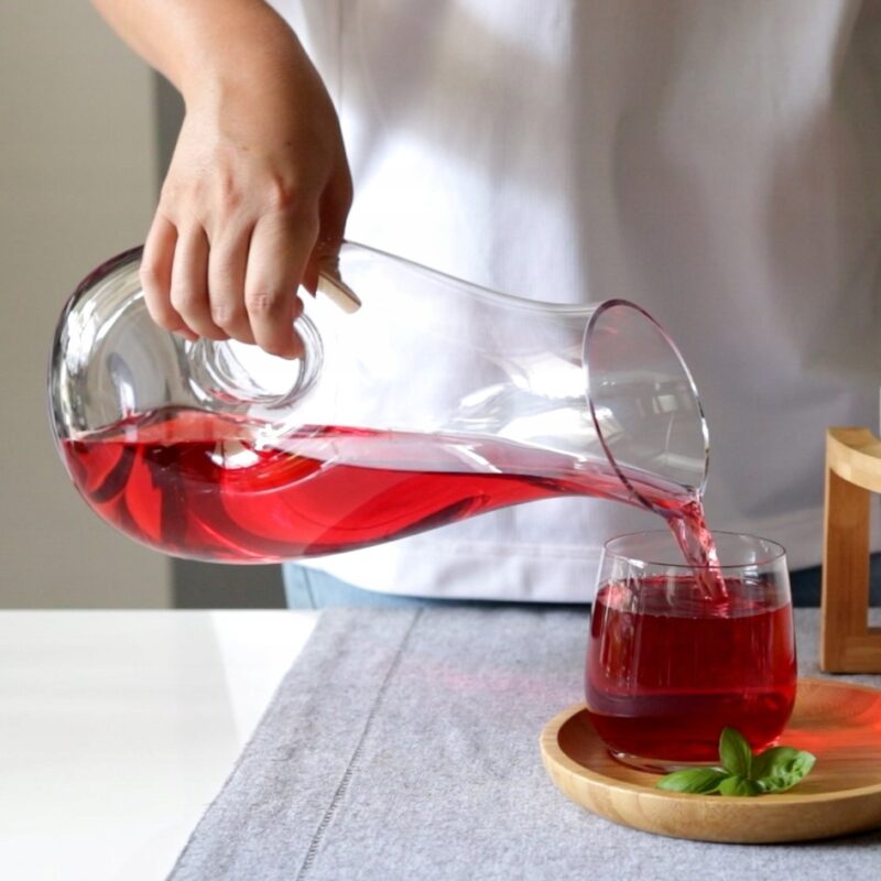 Karafka szklana do wina 1400 ml WL-888340/1C