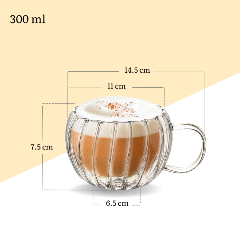 Filiżanka z podwójnymi ściankami 300 ml WL-888411/A