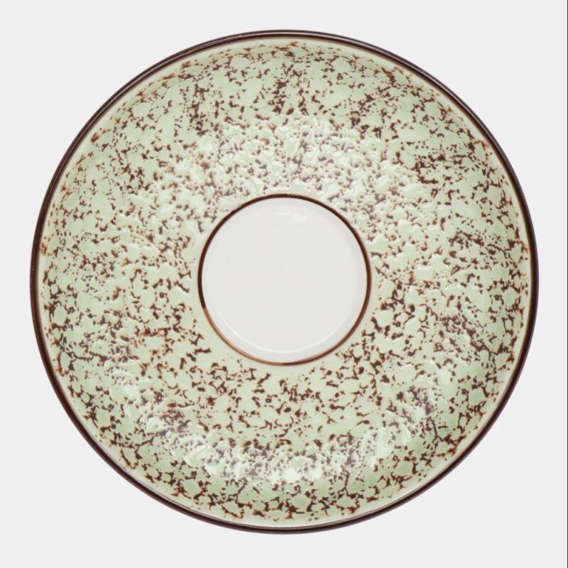 Spodek pistacjowy porcelanowy 11 cm WL-667133/B