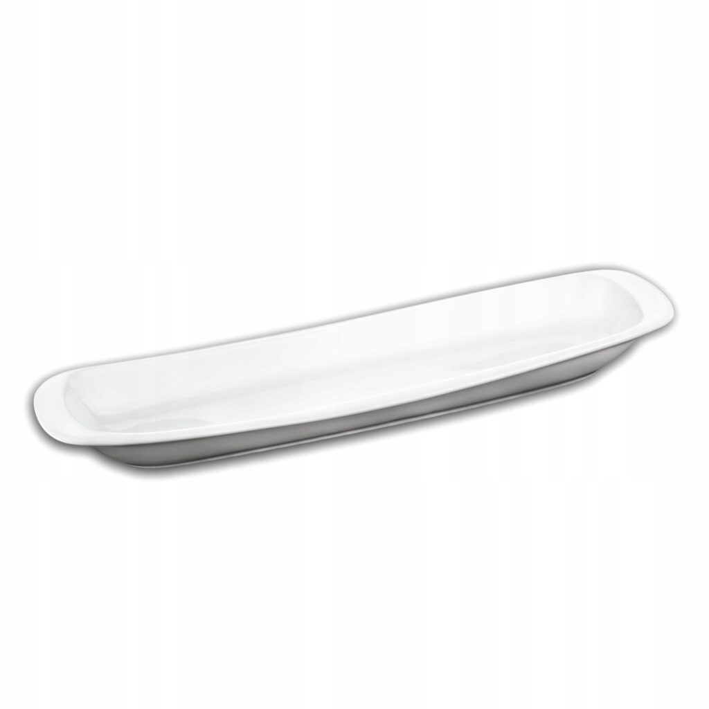 Półmisek łódka 33 cm biały porcelanowy WL-992644/A