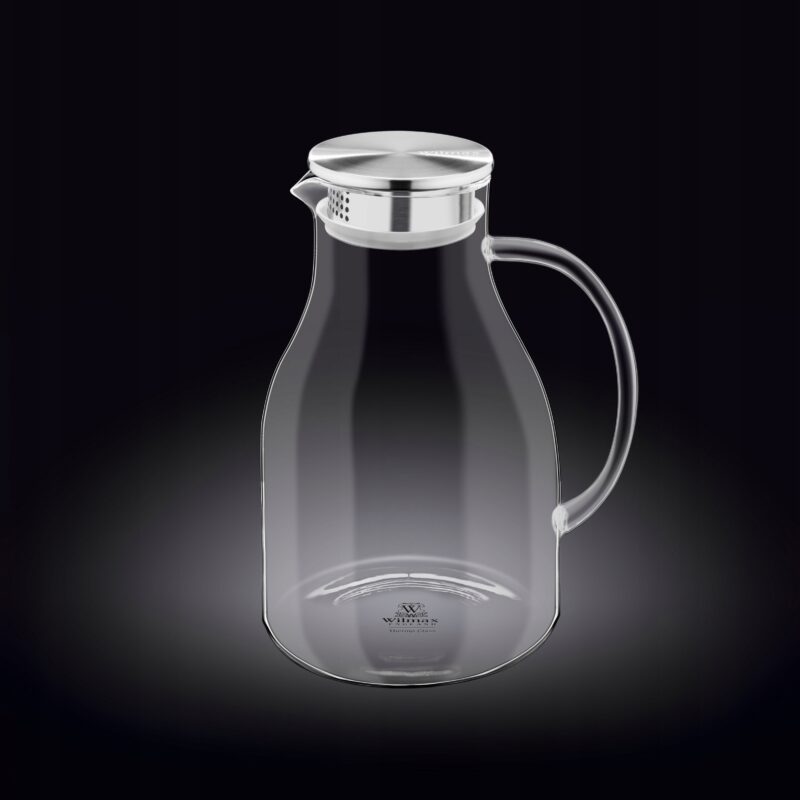 Dzbanek szklany z pokrywką metalową 2500 ml WL-888211/A