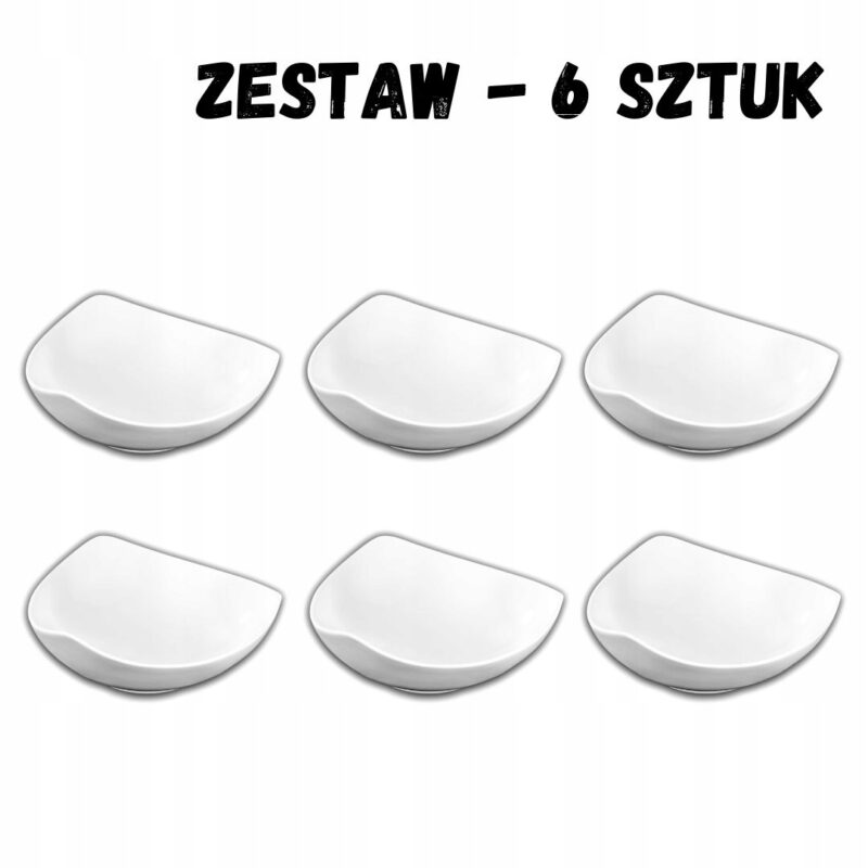 Salaterka 13 cm biała porcelanowa WL-992613/A