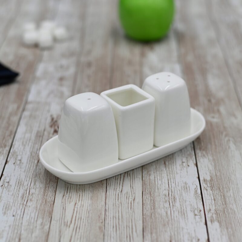 Zestaw do soli i pieprzu na podstawce 17,5 cm WL-996005/SP