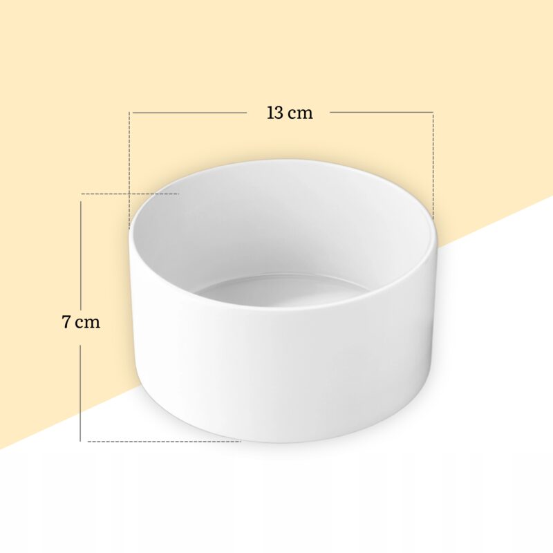Salaterka 13 cm biała porcelanowa WL-992745/A