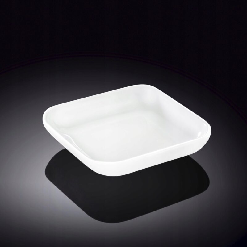 Półmisek prostokątny 8.5x8.5 cm biały porcelanowy WL-992676/A