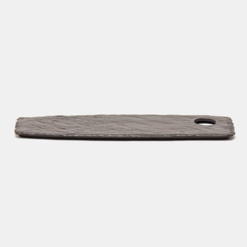 Półmisek do sushi czarny matowy porcelanowy 42x13 cm WL-661133/A
