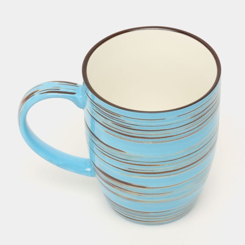 Kubek niebieski porcelanowy 460 ml WL-669637/A
