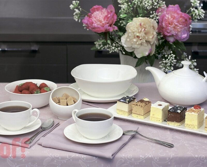 Salaterka 15 cm 700 ml biała porcelanowa WL-992004/A