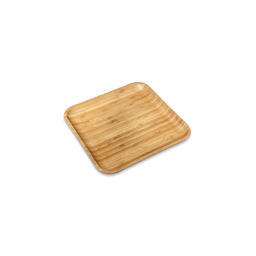 Talerz bambusowy 10x10 cm WL-771017/A