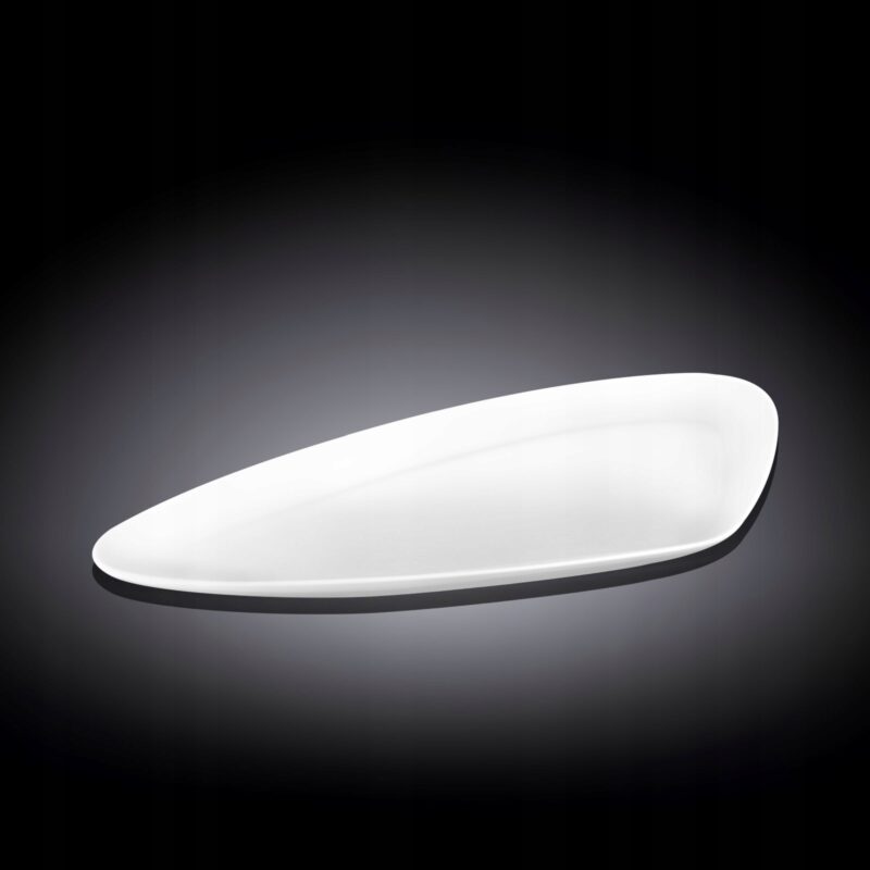 Półmisek trójkątny 36 cm biały porcelanowy WL-992801/A