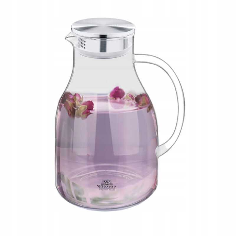 Dzbanek szklany z pokrywką metalową 2500 ml WL-888211/A
