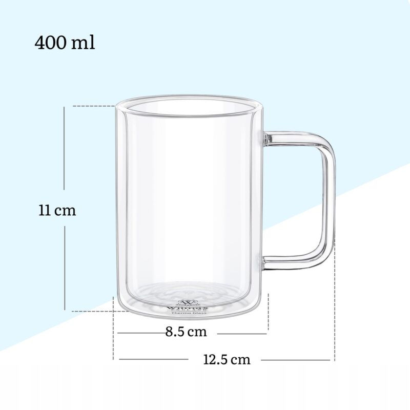 Kubek o podwójnych ściankach 400 ml WL-888720/A