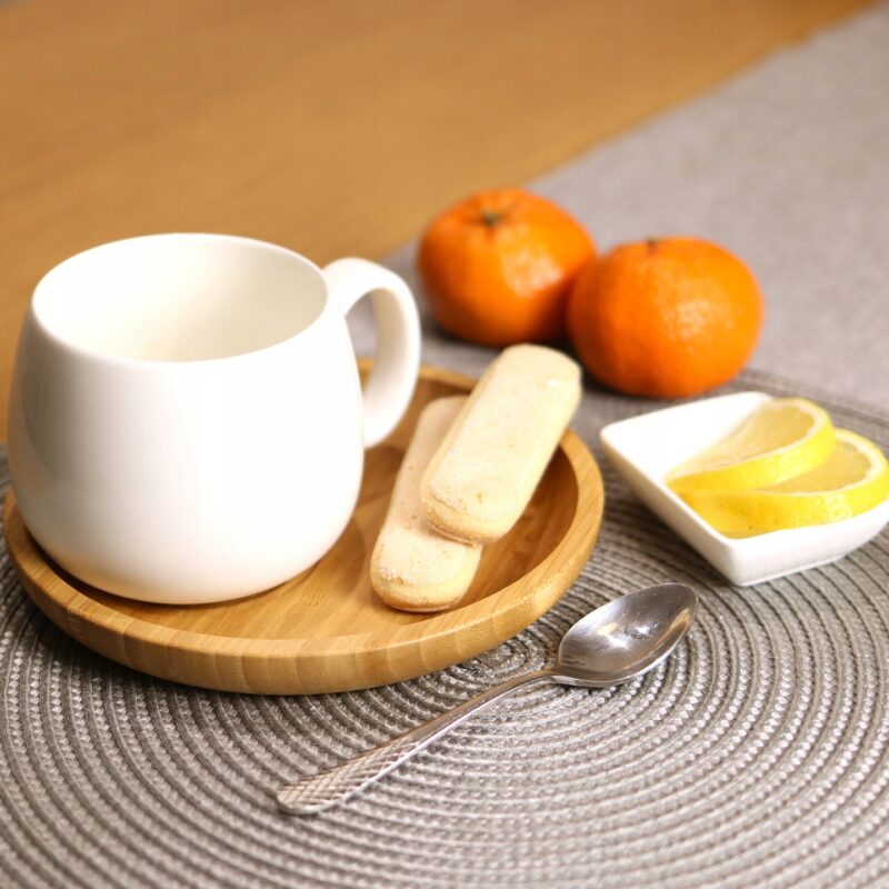 Kubek 400 ml biały porcelanowy WL-993084/A