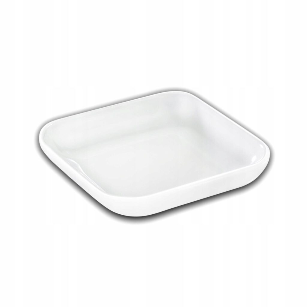 Półmisek prostokątny 8.5x8.5 cm biały porcelanowy WL-992676/A