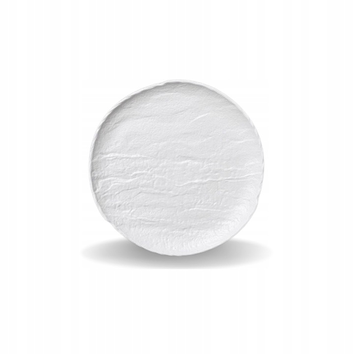 Talerz deserowy okrągły biały matowy porcelanowy 18 cm WL-661523/A