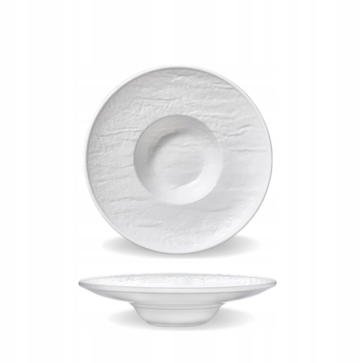 Talerz głęboki biały matowy porcelanowy 27 cm 250 ml WL-661516/A
