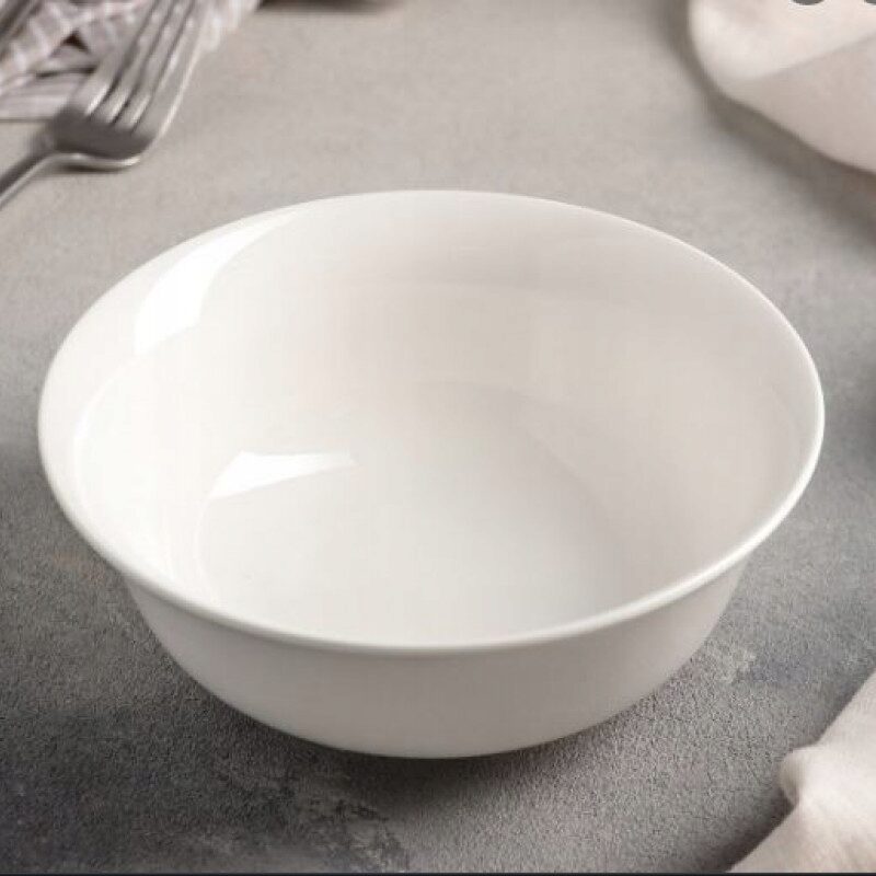 Salaterka 15 cm 700 ml biała porcelanowa WL-992004/A