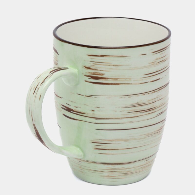 Kubek duży pistacjowy porcelanowy 460 ml WL-669137/A
