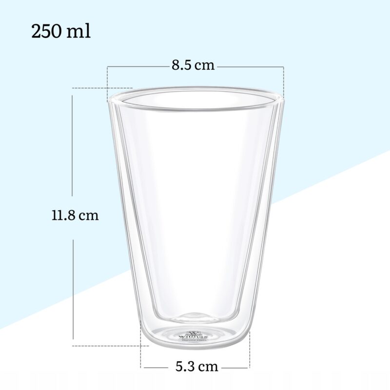 Szklanka do drinków o podwójnych ściankach 250 ml WL-888704/A