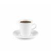 Set of two 160 ml coffee cups with saucers in Wilmax white porcelain