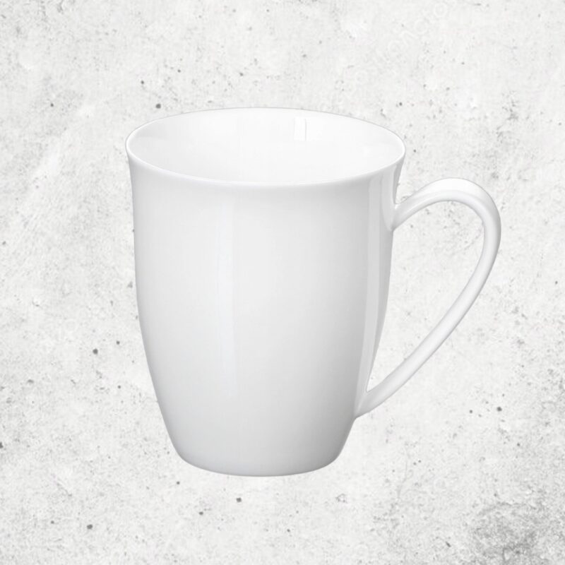 Kubek 380 ml biały porcelanowy WL-993014/A