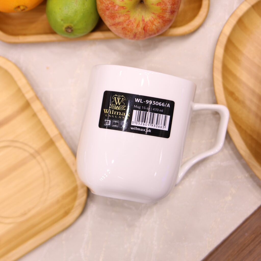 Kubek 470 ml biały porcelanowy WL-993066/A